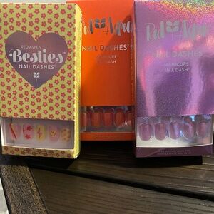 Nail Dashes, 3 sets. Brand new in boxes.